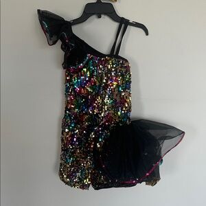 Colorful Sequin Kids Costume